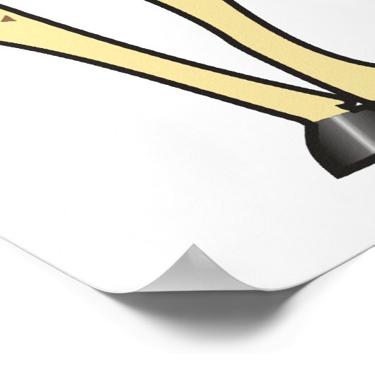 Giraffe-Liebe Poster (Ecke)