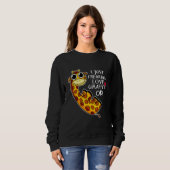 Giraffe-Liebe Sweatshirt (Vorne ganz)