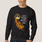 Giraffe-Liebe Sweatshirt (Vorderseite)