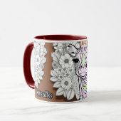 Giraffe-Liebhaber-Tasse Tasse (Vorderseite Links)