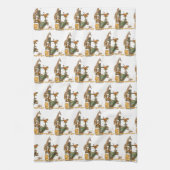 Giraffe Lion Tiger Wildlife Kitchen Handtuch (Vertikal)