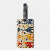 Giraffe Long Neck Gepäckanhänger (Rückseite vertikal)