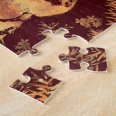 Giraffe Looking Puzzle - Malerei (Seite)