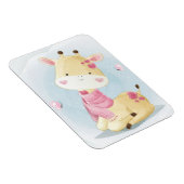 Giraffe Lover Baby Giraffe mit Liebe Magnet (Rechte Seite)