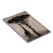 Giraffe Lover Giraffe Zeitung Kunst Notizblock (Rechte Seite)