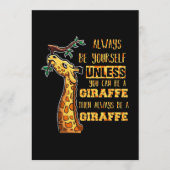 Giraffe Lover Giraffen sind immer du selbst Programm (Vorderseite)