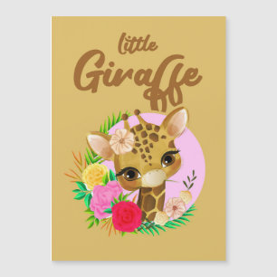 Giraffe Lover Giraffes Africa Magnetkarte
