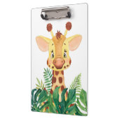 Giraffe Lover Niedlich Baby Giraffe Klemmbrett (Links)