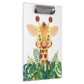 Giraffe Lover Niedlich Baby Giraffe Klemmbrett (Rechts)