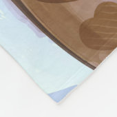Giraffe Lover Niedliche Giraffen Fleecedecke (Ecke)