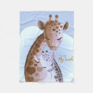 Giraffe Lover Niedliche Giraffen Fleecedecke