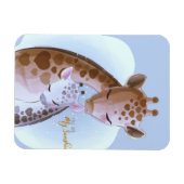 Giraffe Lover Niedliche Giraffen Magnet (Horizontal)
