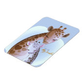 Giraffe Lover Niedliche Giraffen Magnet (Linke Seite)