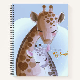 Giraffe Lover Niedliche Giraffen Notizblock