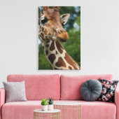 Giraffe Lovers Art Leinwanddruck (Insitu (Wohnzimmer))