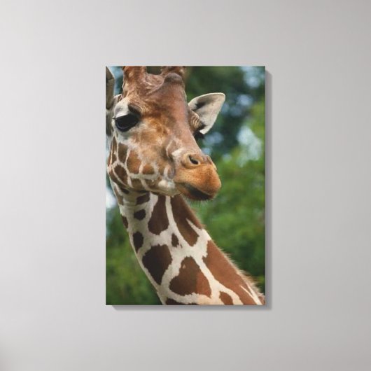 Giraffe Lovers Art Leinwanddruck (Vorderseite)