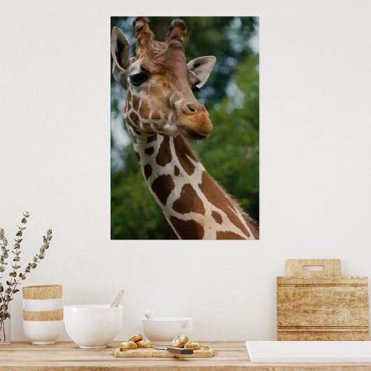 Giraffe Lovers Art Print Geschenke Poster (Küche)