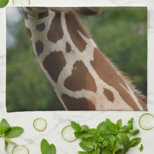 Giraffe Lovers Kunstgeschenke Geschirrtuch (Gefaltet)