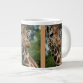Giraffe Lovers Kunstgeschenke Jumbo-Tasse (Vorderseite Rechts)