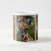 Giraffe Lovers Kunstgeschenke Jumbo-Tasse (Vorderseite)