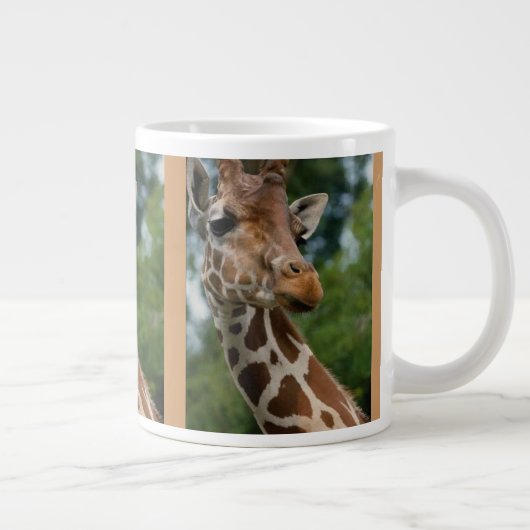 Giraffe Lovers Kunstgeschenke Jumbo-Tasse (Rechts)