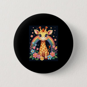 Giraffe Lovers T - Shirt Button