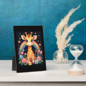 Giraffe Lovers T - Shirt Fotoplatte (Seite)