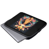 Giraffe Lovers T - Shirt Laptopschutzhülle (Vorne Knopf)