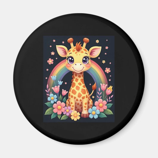 Giraffe Lovers T - Shirt Magnet (Vorne)
