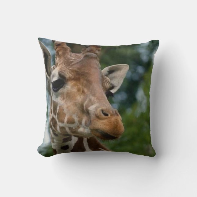 Giraffe Lovers Wildlife Kissen (Vorderseite)