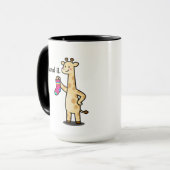 Giraffe Lustiger Kaffeebecher Pro-Finder Tasse (Vorderseite Links)