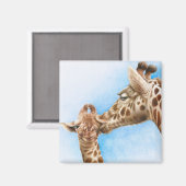 Giraffe Magnet (Vorderseite/Rückseite)