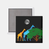 Giraffe Magnet (Vorderseite/Rückseite)
