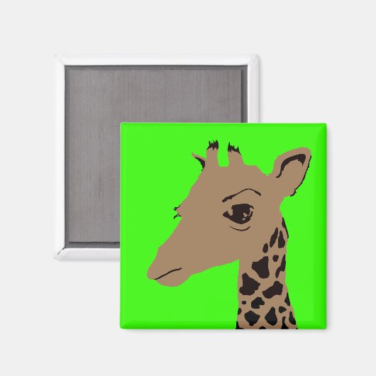 Giraffe Magnet (Vorderseite/Rückseite)