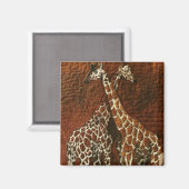 Giraffe Magnet (Vorderseite/Rückseite)