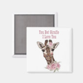 Giraffe Magnet (Vorderseite/Rückseite)