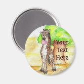 Giraffe Magnet (Vorderseite/Rückseite)