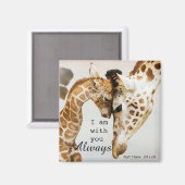 Giraffe Magnet (Vorderseite/Rückseite)