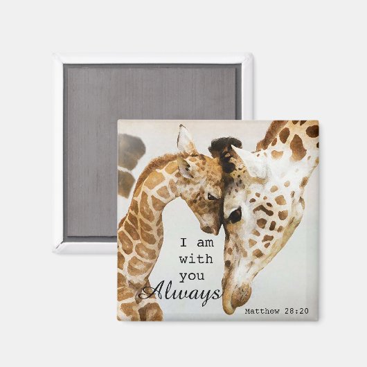 Giraffe Magnet (Vorderseite/Rückseite)