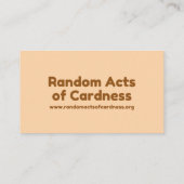 Giraffe Mailbare Umarmkarten Telefonnummerkarte (Rückseite)