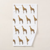 Giraffe Malerei Badetuch Set (Handtuch)