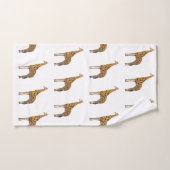 Giraffe Malerei Badetuch Set (Handtuch)