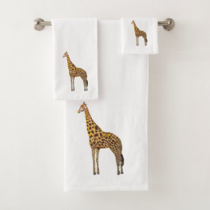 Giraffe Malerei Badetuch Set