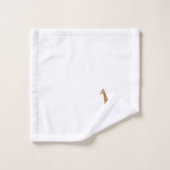 Giraffe Malerei Badetuch Set (Waschlappen)