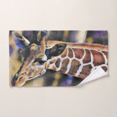 Giraffe Malerei Vintag Handtuch (Handtuch)