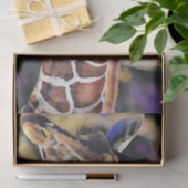 Giraffe Malerei Vintag Seidenpapier (Geschenk)