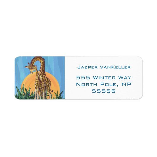 Giraffe Mama und Baby (Vorne)