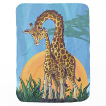 Giraffe Mama und Baby