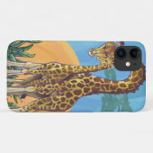 Giraffe Mama und Baby Case-Mate iPhone Case (Rückseite (Horizontal))
