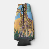 Giraffe Mama und Baby Flaschenkühler (Rückseite)